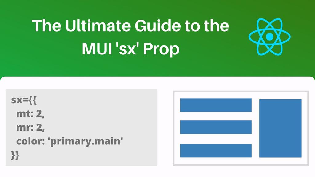 'Video thumbnail for The Ultimate Guide to the MUI 'sx' Prop'